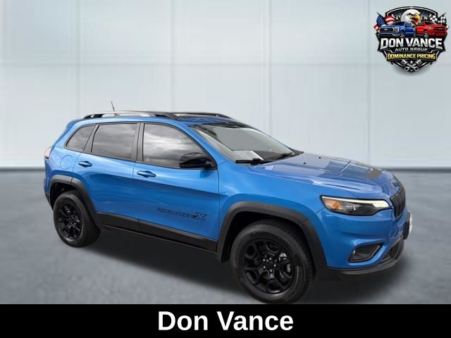 Hydro Blue Pearlcoat 2022 Jeep Cherokee X 4WD SUV / Crossover Four-Wheel Drive 9-Speed Automatic