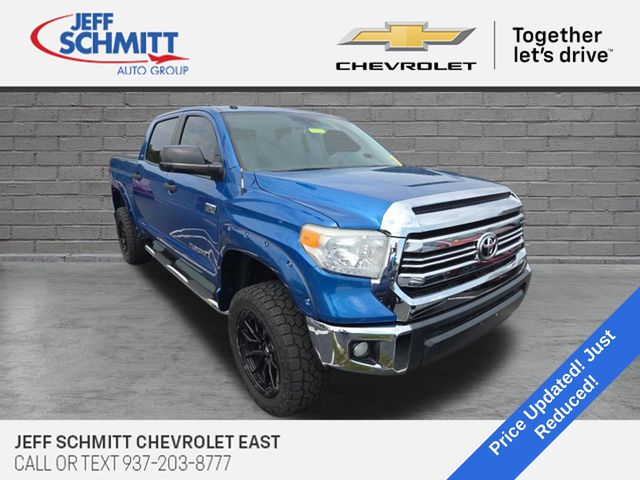 Blazing Blue Pearl 2017 Toyota Tundra Pickup Truck Four-Wheel Drive 6-Speed Automatic Overdrive
