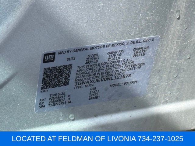 Used 2022 Chevrolet Equinox For Sale in New Hudson, MI