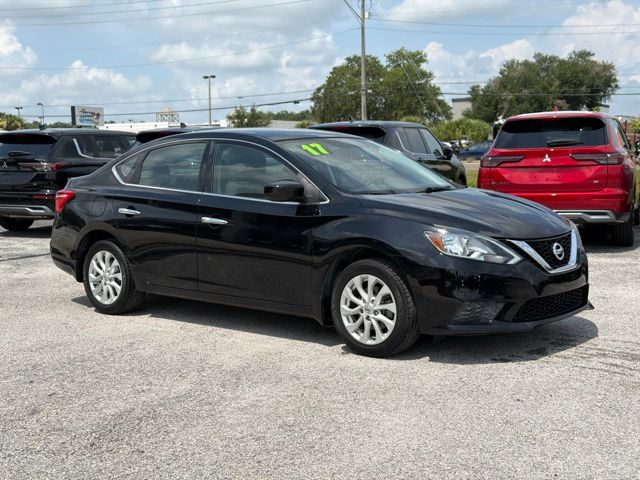 Super Black 2017 Nissan Sentra Sedan Front-Wheel Drive Continuously Variable Transmission