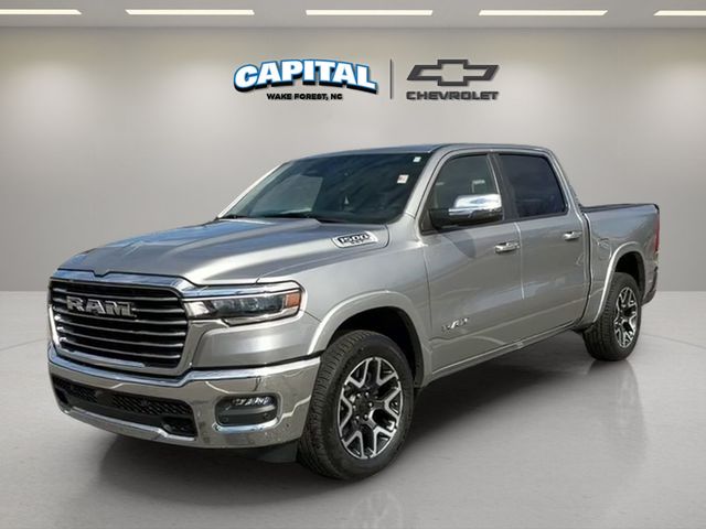 Billet Silver Metallic Clearcoat 2025 RAM 1500 Pickup Truck Four-Wheel Drive 8-Speed Automatic