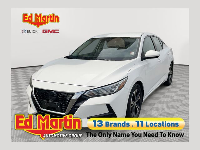 White (Fresh Powder) 2022 Nissan Sentra SV FWD Sedan Front-Wheel Drive Continuously Variable Transmission