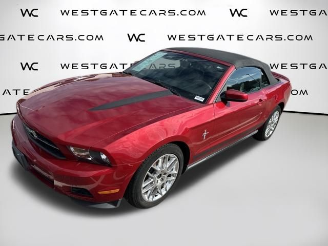 Red Candy 2012 Ford Mustang V6 Premium Convertible RWD Convertible Rear-Wheel Drive 6-Speed Manual