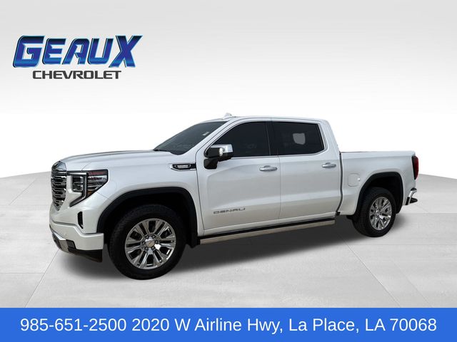 White Frost Tricoat 2024 GMC Sierra 1500 Pickup Truck Four-Wheel Drive Automatic