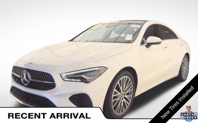 Polar White 2024 Mercedes-Benz CLA 250 4MATIC Coupe All-Wheel Drive 8-Speed Dual Clutch