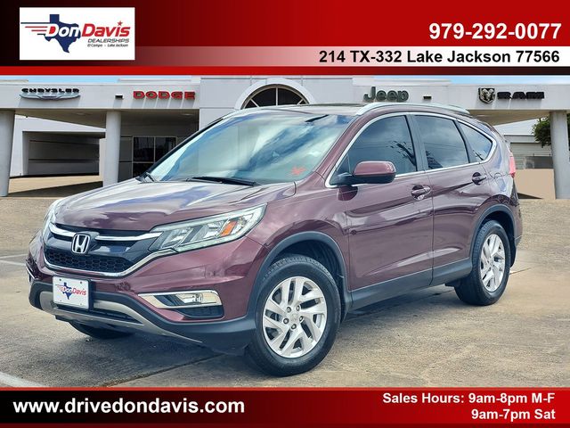 Red (Maroon) 2015 Honda CR-V EX-L FWD SUV / Crossover Front-Wheel Drive Continuously Variable Transmission