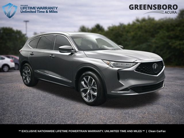 Liquid Carbon Metallic 2022 Acura MDX SUV / Crossover Front-Wheel Drive Automatic