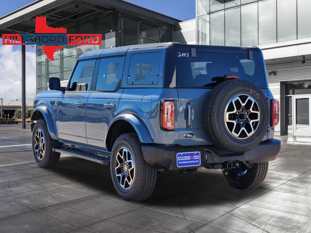 2024 Azure Gray Metallic Tri-Coat Ford Bronco Outer Banks 4X4 SUV