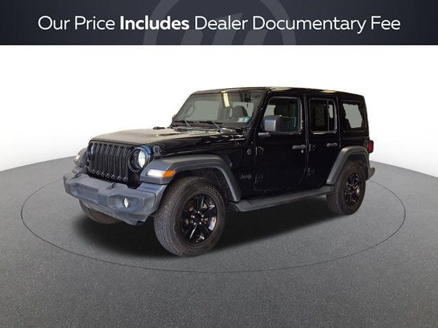 Black Clearcoat 2023 Jeep Wrangler SUV / Crossover Four-Wheel Drive 8-Speed Automatic