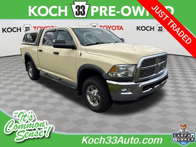 Light Cream 2012 RAM 2500 Big Horn Crew Cab 4WD Pickup Truck Four-Wheel Drive 6-Speed Automatic