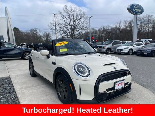 Pepper White 2022 MINI Cooper S Convertible FWD Convertible Front-Wheel Drive 7-Speed Automatic