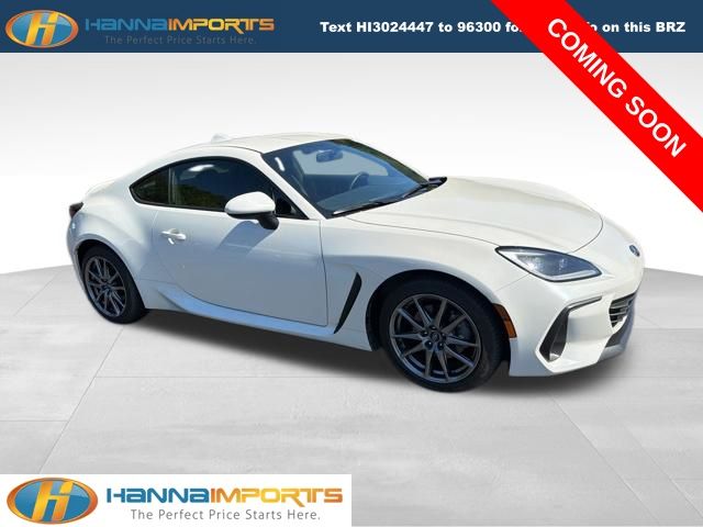 Crystal White Pearl 2023 Subaru BRZ Premium RWD Coupe Rear-Wheel Drive 6-Speed Automatic