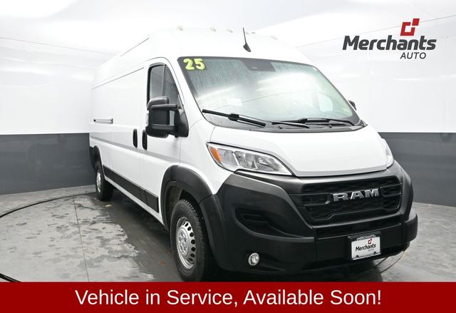 Bright White Clearcoat 2025 RAM ProMaster Van 9-Speed Automatic