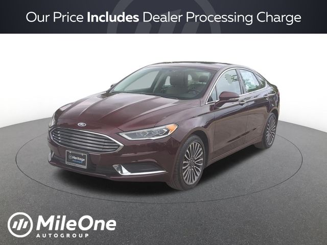 Red (Burgundy) 2018 Ford Fusion Sedan Front-Wheel Drive 6-Speed Automatic