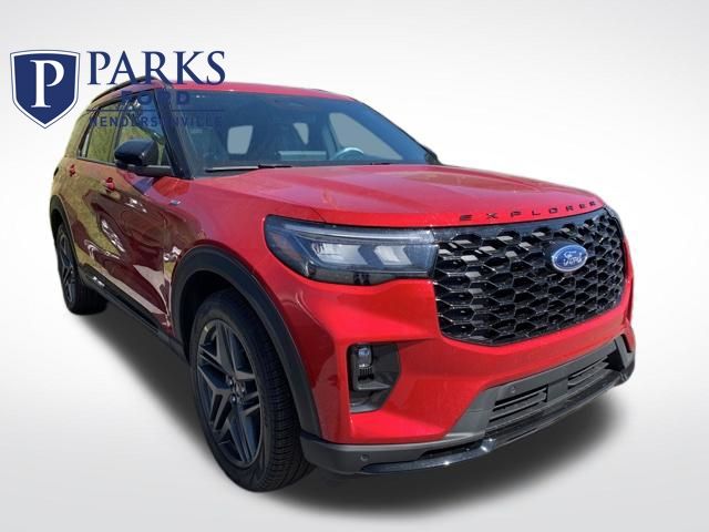 Rapid Red Metallic Tinted Clearcoat 2026 Ford Explorer ST-Line AWD SUV / Crossover All-Wheel Drive Automatic