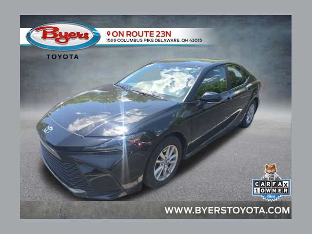 Midnight Black Metallic 2025 Toyota Camry LE FWD Sedan Front-Wheel Drive Continuously Variable Transmission