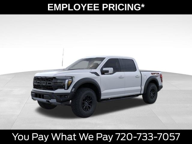White 2026 Ford F-150 Raptor SuperCrew 4WD Pickup Truck Four-Wheel Drive Automatic