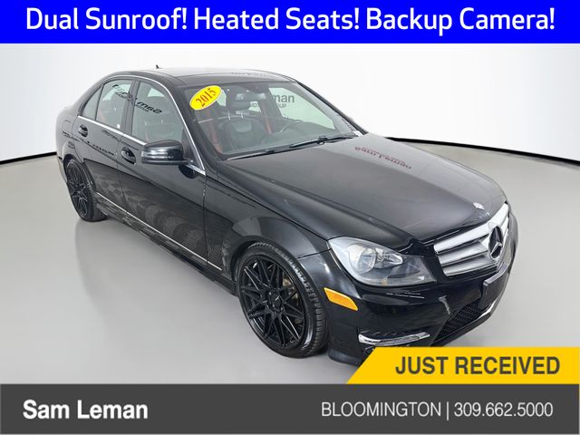 Black 2013 Mercedes-Benz C-Class Sedan 7-Speed Automatic