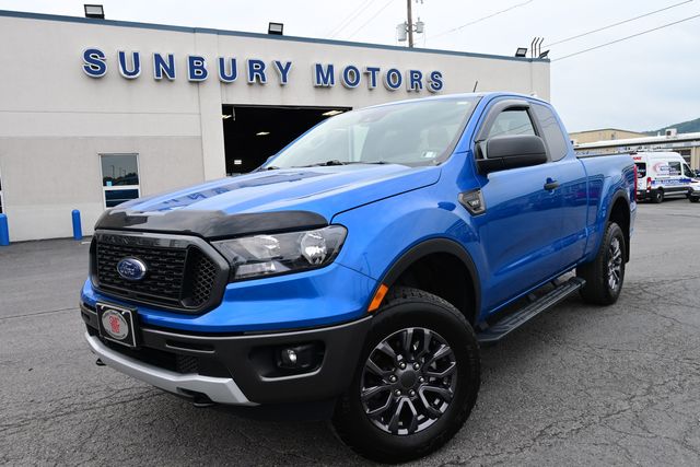 Velocity Blue Metallic 2022 Ford Ranger Pickup Truck Four-Wheel Drive Automatic