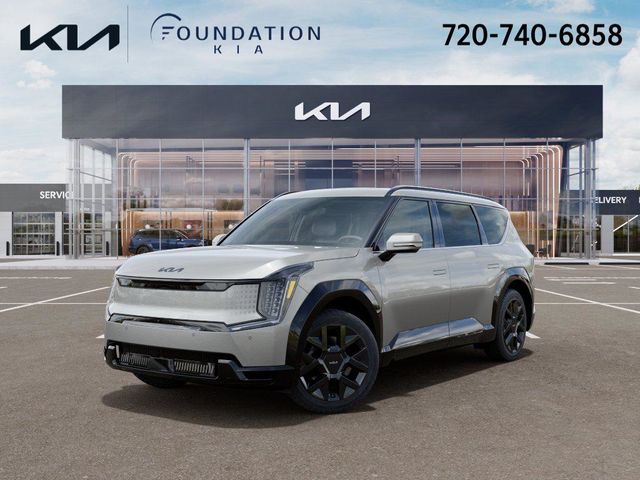 White (Ivory Silver) 2026 Kia EV9 SUV / Crossover All-Wheel Drive 1-Speed Automatic