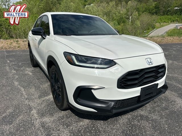 Platinum White Pearl 2025 Honda HR-V SUV / Crossover All-Wheel Drive Continuously Variable Transmission