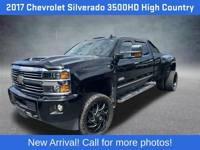 Black 2017 Chevrolet Silverado 3500HD Pickup Truck Four-Wheel Drive 6-Speed Automatic