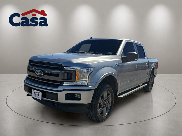 Silver Metallic 2020 Ford F-150 Pickup Truck Four-Wheel Drive Automatic