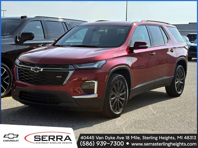 Radiant Red 2023 Chevrolet Traverse SUV / Crossover Four-Wheel Drive 9-Speed Automatic