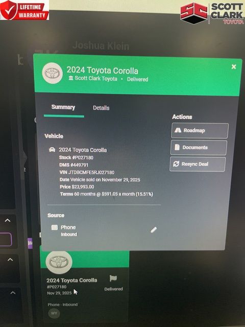 2024 Toyota Corolla Hybrid SE