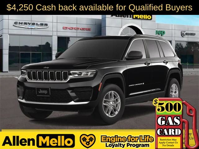 Diamond Black Crystal Pearlcoat 2025 Jeep Grand Cherokee Laredo X 4WD SUV / Crossover Four-Wheel Drive 8-Speed Automatic