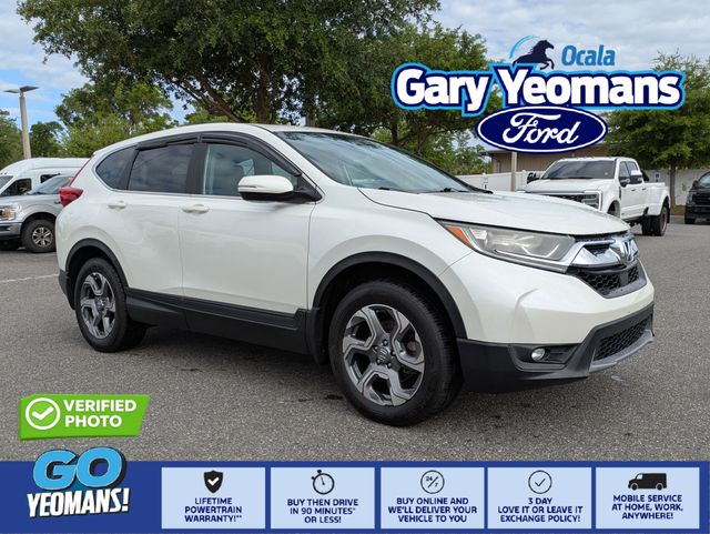 White 2018 Honda CR-V EX AWD SUV / Crossover All-Wheel Drive Continuously Variable Transmission