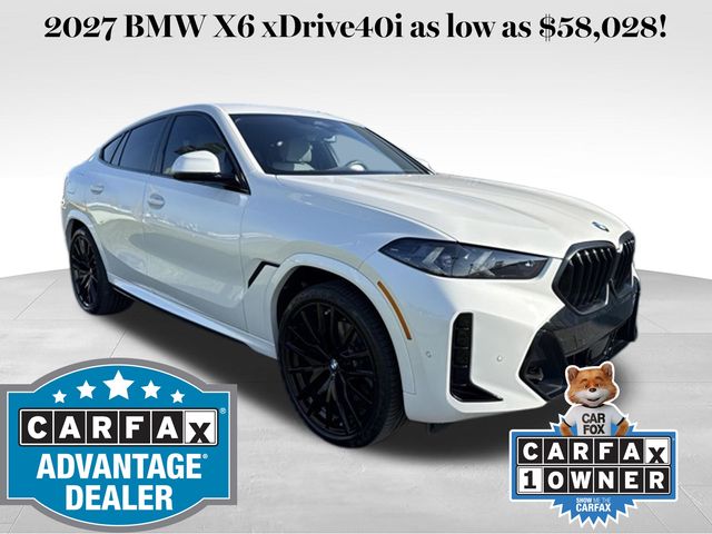 White Metallic 2027 BMW X6 SUV / Crossover All-Wheel Drive 8-Speed Automatic