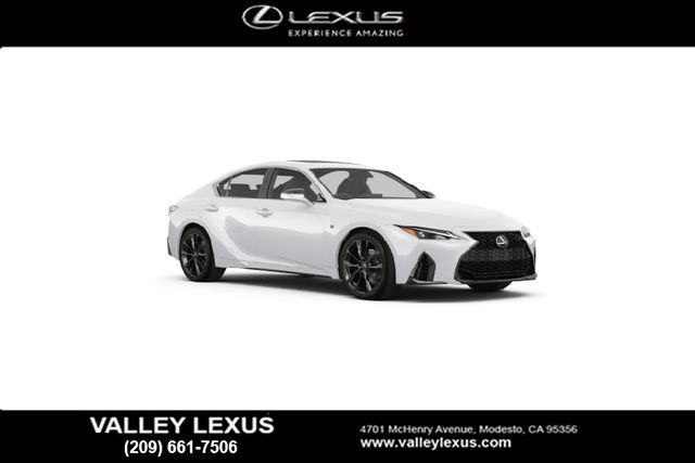 Ultra White 2023 Lexus IS Sedan Rear-Wheel Drive 8-Speed Automatic