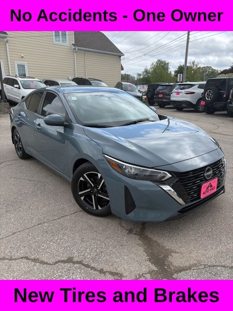 Atlantic Gray Metallic 2024 Nissan Sentra SV FWD Sedan Front-Wheel Drive Continuously Variable Transmission