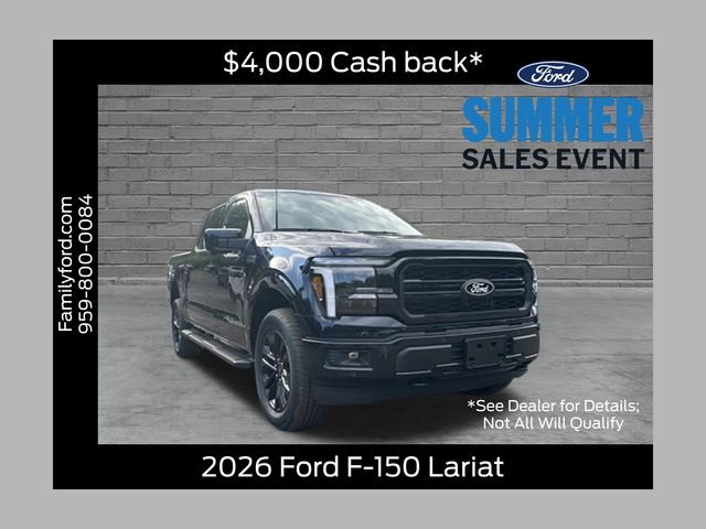 Antimatter Blue Metallic 2026 Ford F-150 Pickup Truck Four-Wheel Drive Automatic