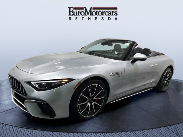 Cirrus Silver Metallic 2022 Mercedes-Benz SL-Class Convertible All-Wheel Drive 9-Speed Automatic