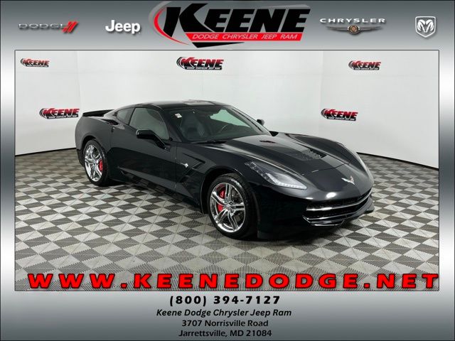 Black 2017 Chevrolet Corvette Stingray 1LT Coupe RWD Coupe Rear-Wheel Drive 7-Speed Manual