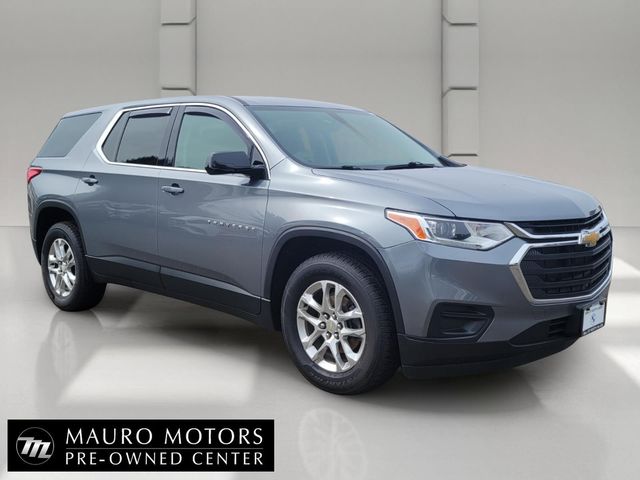 Gray (Satin Steel Metallic) 2018 Chevrolet Traverse LS Fleet AWD SUV / Crossover Four-Wheel Drive 9-Speed Automatic