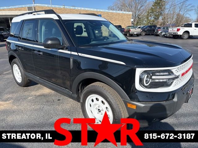 Shadow Black 2025 Ford Bronco Sport Heritage AWD SUV / Crossover All-Wheel Drive 8-Speed Automatic