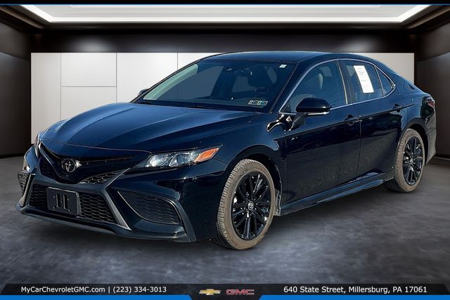 Midnight Black Metallic 2023 Toyota Camry Sedan Front-Wheel Drive 8-Speed Automatic