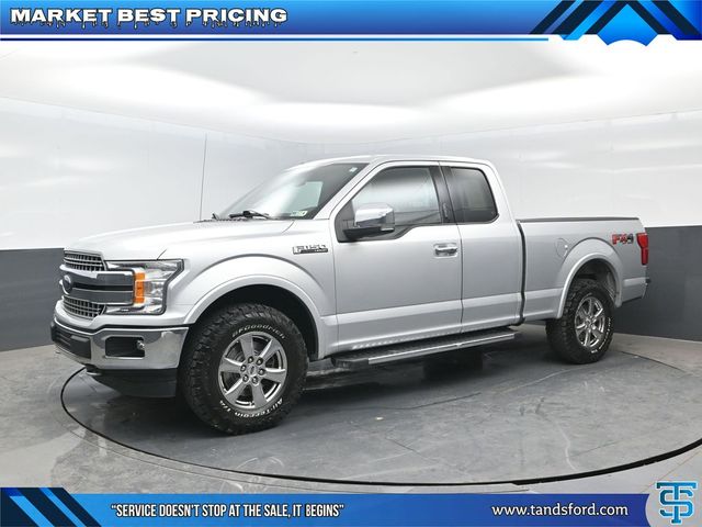 Ingot Silver 2018 Ford F-150 Lariat SuperCab 4WD Pickup Truck Four-Wheel Drive Automatic