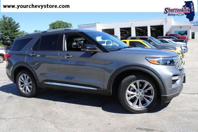 Gray Metallic 2023 Ford Explorer Limited AWD SUV / Crossover All-Wheel Drive Automatic