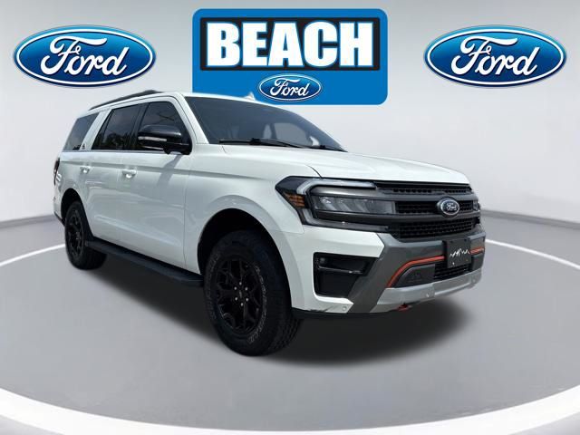 White Metallic 2023 Ford Expedition SUV / Crossover Four-Wheel Drive Automatic