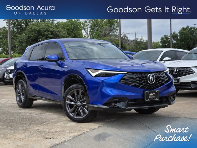 Adriatic Blue Sea Metallic 2025 Acura ADX SUV / Crossover All-Wheel Drive Continuously Variable Transmission