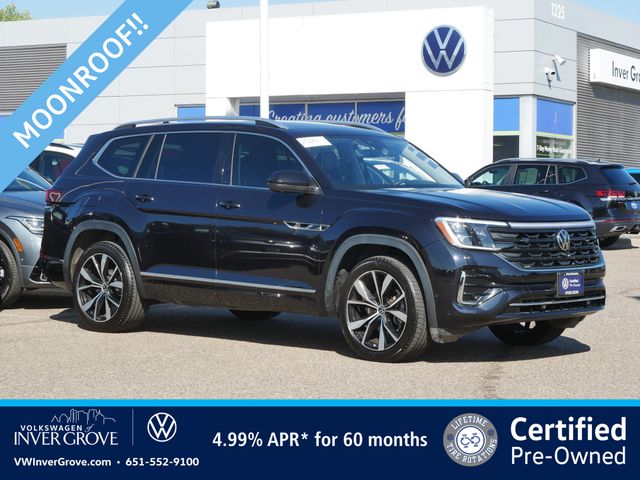 Deep Black Pearl 2024 Volkswagen Atlas SUV / Crossover All-Wheel Drive 8-Speed Automatic