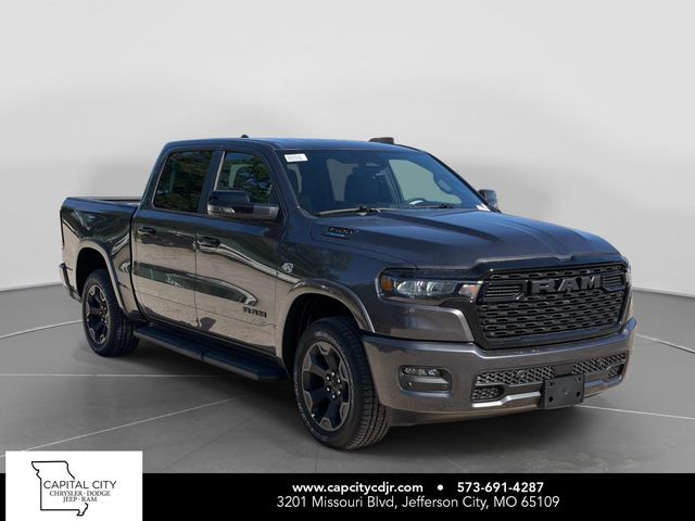 Gray (Granite Crystal Metallic Clearcoat) 2026 RAM 1500 Pickup Truck Four-Wheel Drive 8-Speed Automatic