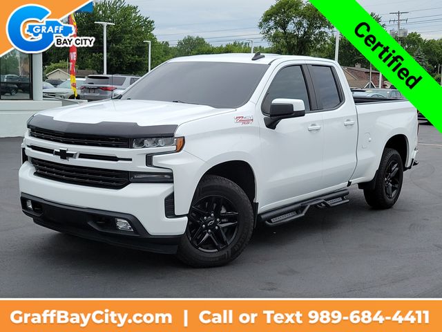 Summit White 2019 Chevrolet Silverado 1500 Pickup Truck Four-Wheel Drive 8-Speed Automatic