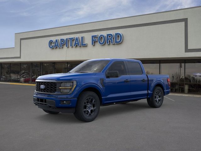 Blue 2026 Ford F-150 STX 4dr SuperCrew 4WD Pickup Truck Four-Wheel Drive Automatic