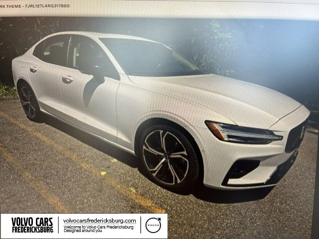 Crystal White Metallic 2024 Volvo S60 B5 Plus Dark Theme AWD Sedan All-Wheel Drive Automatic
