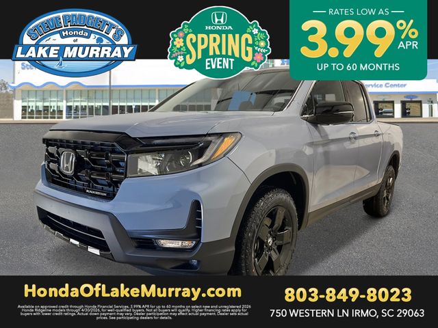 Sonic Gray Pearl 2026 Honda Ridgeline Black Edition AWD Pickup Truck All-Wheel Drive 9-Speed Automatic